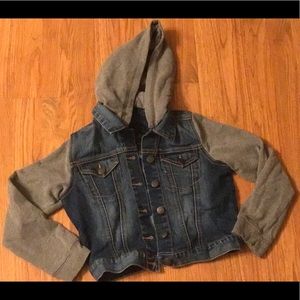 Girls Jessica Simpson Denim Hooded Jacket
